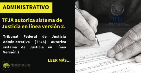TFJA autoriza sistema de Justicia en línea versión 2.