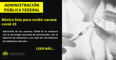 México listo para recibir vacuna covid-19